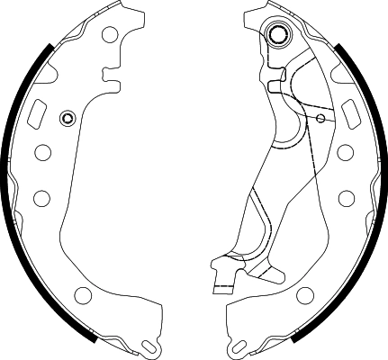 Brake Shoe Set (H1028)