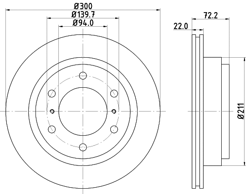 Brake Disc (54351)