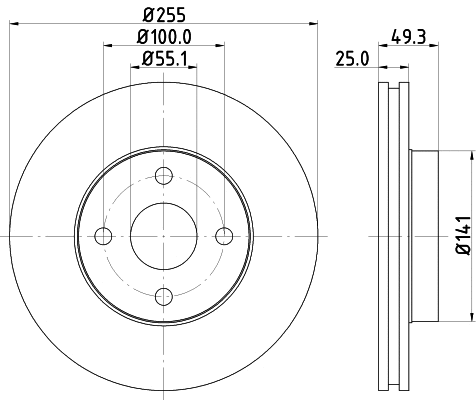 Brake Disc (54258)
