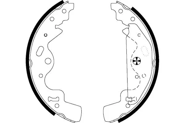 Brake Shoe Set (H9770)