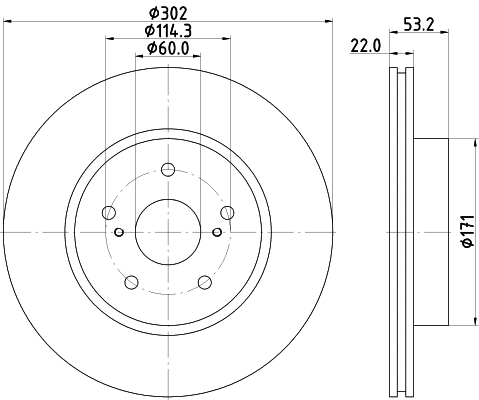 Brake Disc (54804)