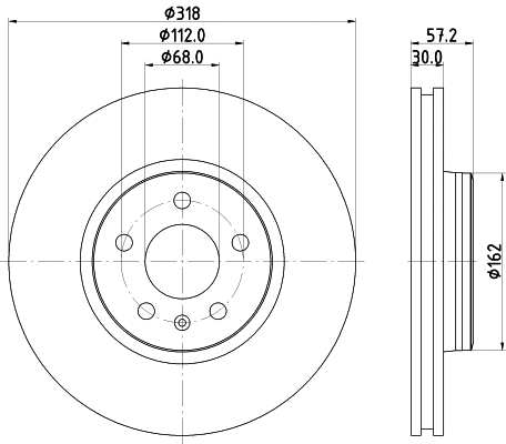 Brake Disc (55827HC)
