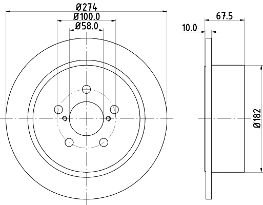 Brake Disc (54678)