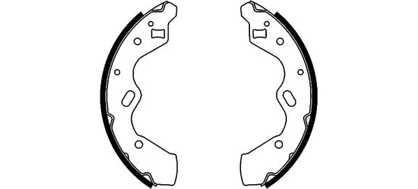 Brake Shoe Set (H9405)