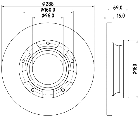 Brake Disc (56169)