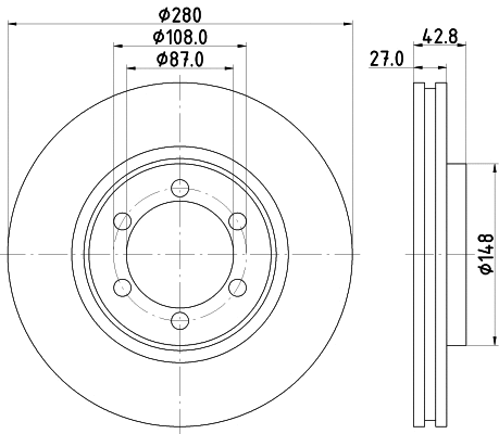 Brake Disc (54365)