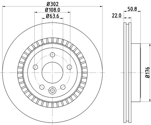 Brake Disc (54964)