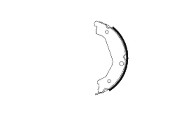 Brake Shoe Set, parking brake (H9875)