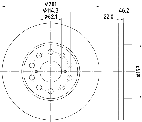 Brake Disc (54496)