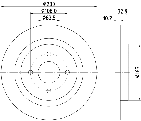 Brake Disc (54724)