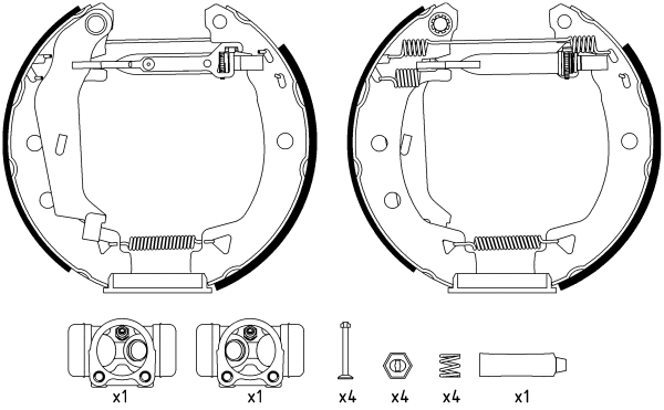 Brake Shoe Set (R0330)