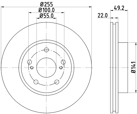Brake Disc (54795)