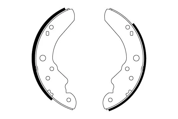 Brake Shoe Set (H1075)