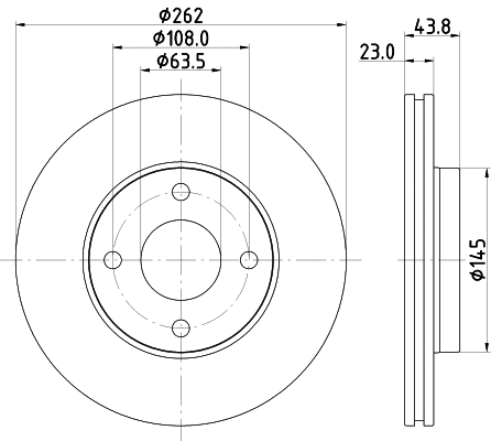 Brake Disc (55927)