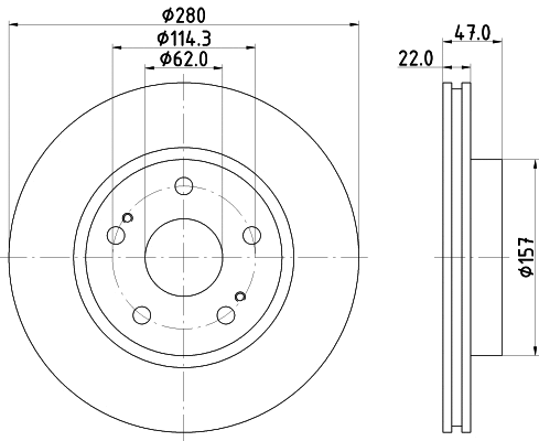 Brake Disc (55221)