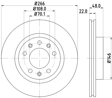 Brake Disc (55690)