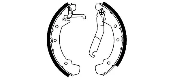 Brake Shoe Set (H8745)