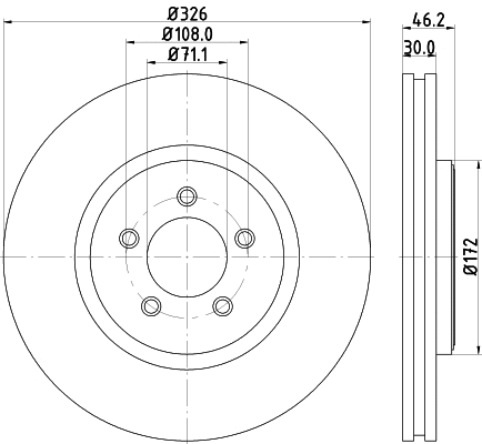 Brake Disc (54735)