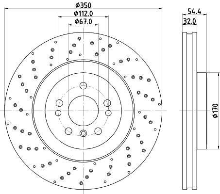 Brake Disc (55544)