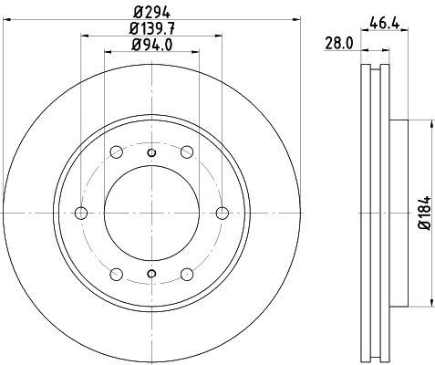 Brake Disc (54802)