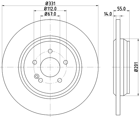 Brake Disc (50298)