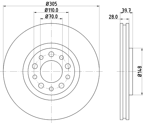Brake Disc (54450)