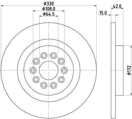 Brake Disc (55214)