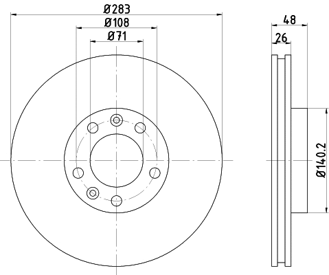 Brake Disc (50621)