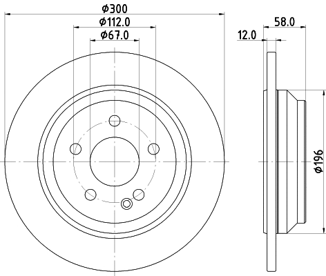 Brake Disc (55727)