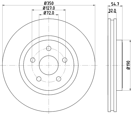 Brake Disc (55722)