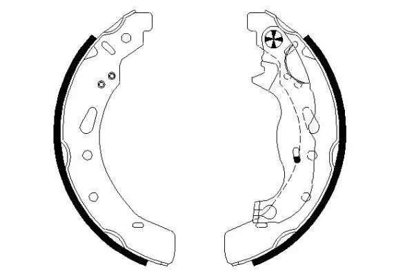 Brake Shoe Set (H1725)