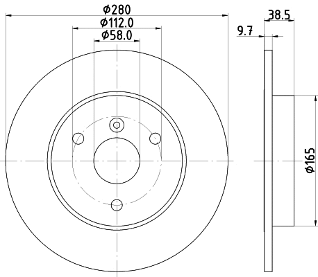 Brake Disc (54555)