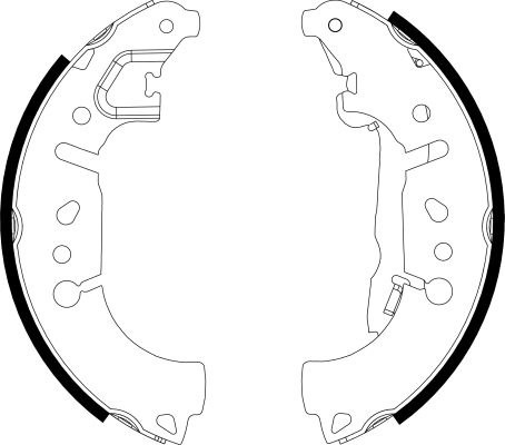 Brake Shoe Set (H1822)