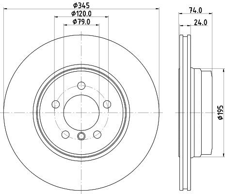 Brake Disc (54550)