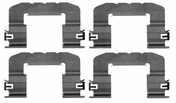 Accessory Kit, disc brake pad (K0744)