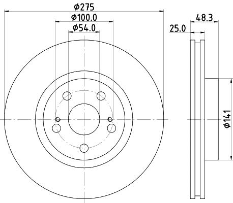 Brake Disc (50375)