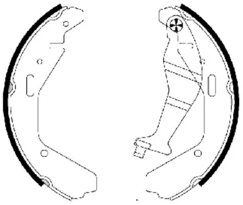 Brake Shoe Set (H9850)