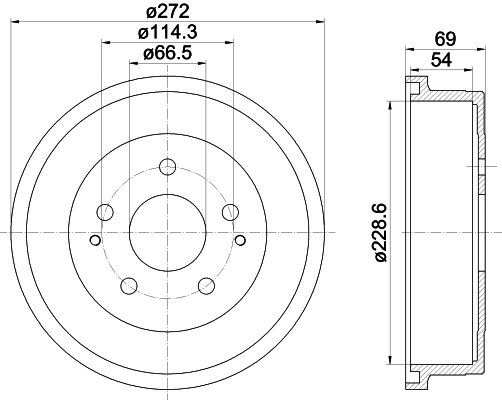 Brake Drum (61346)