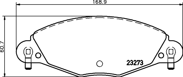 Brake Pad Set, disc brake (T9104)