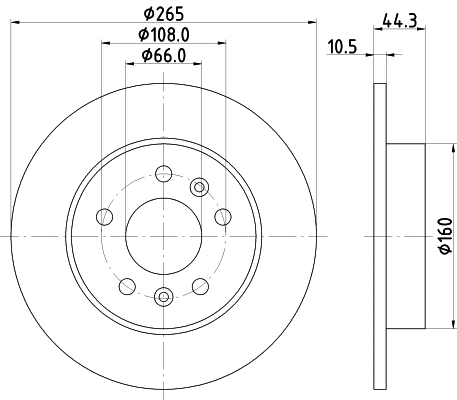 Brake Disc (52809)
