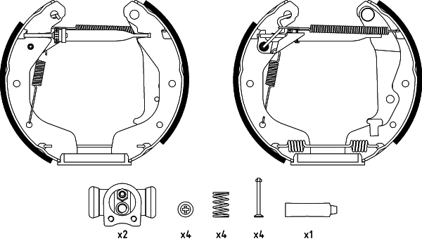 Brake Shoe Set (R1399)