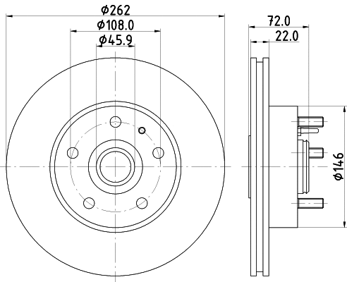 Brake Disc (54012)