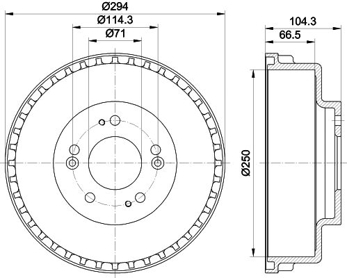 Brake Drum (61316)