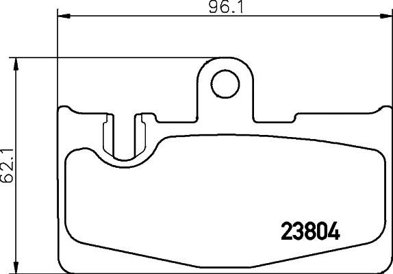Brake Pad Set, disc brake (T1483)
