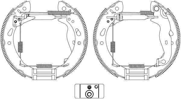 Brake Shoe Set (R1349)