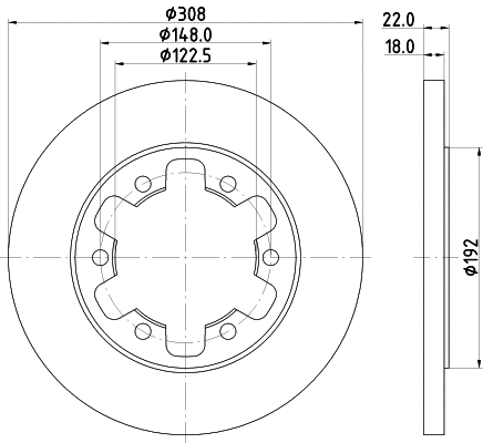 Brake Disc (55758)