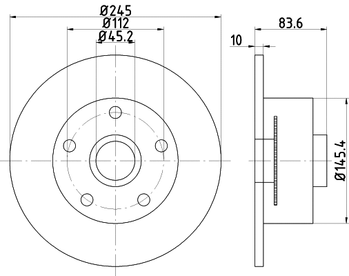 Brake Disc (54543)