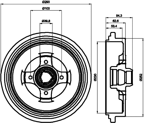 Brake Drum (63913)