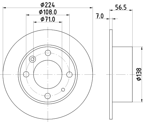 Brake Disc (50604)
