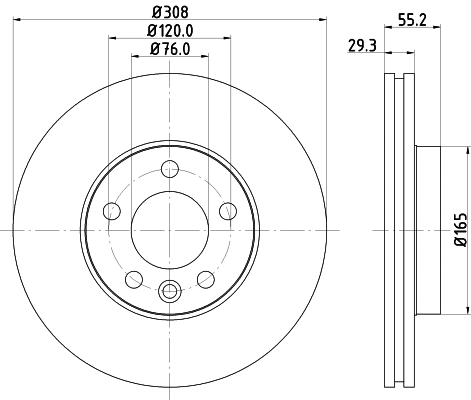 Brake Disc (54212)